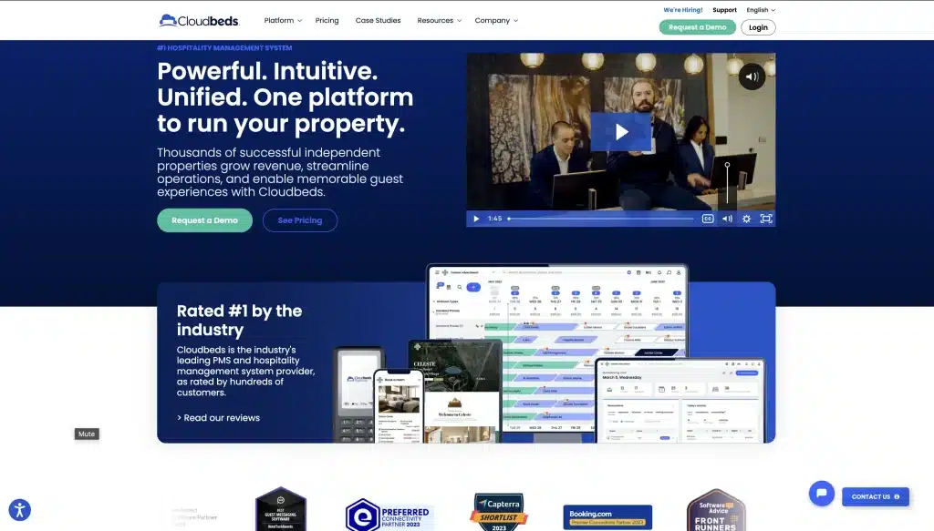 Cloudbeds: Best hotel property management software